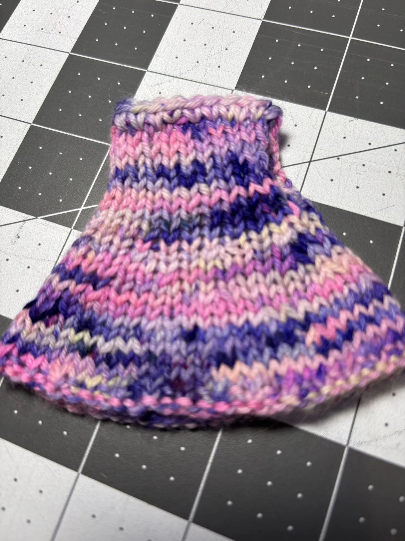 Berry Stripe Cone Dress Pattern