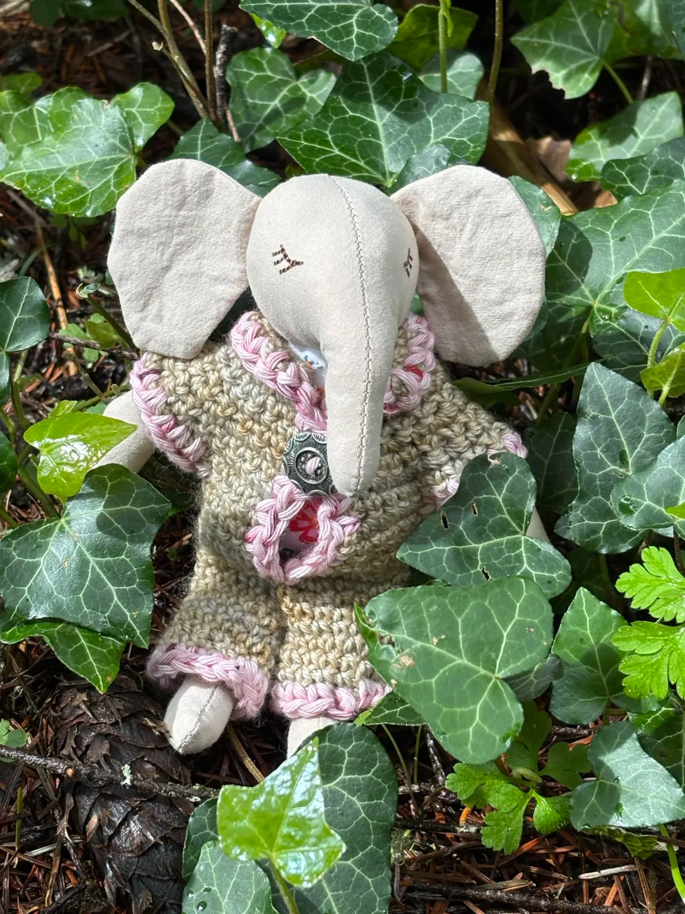 Ivy the Elephant — Cardigan & Bloomers Pattern